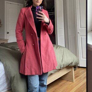 Pink Coat Double Breasted by Banila B.  – Size S (55)